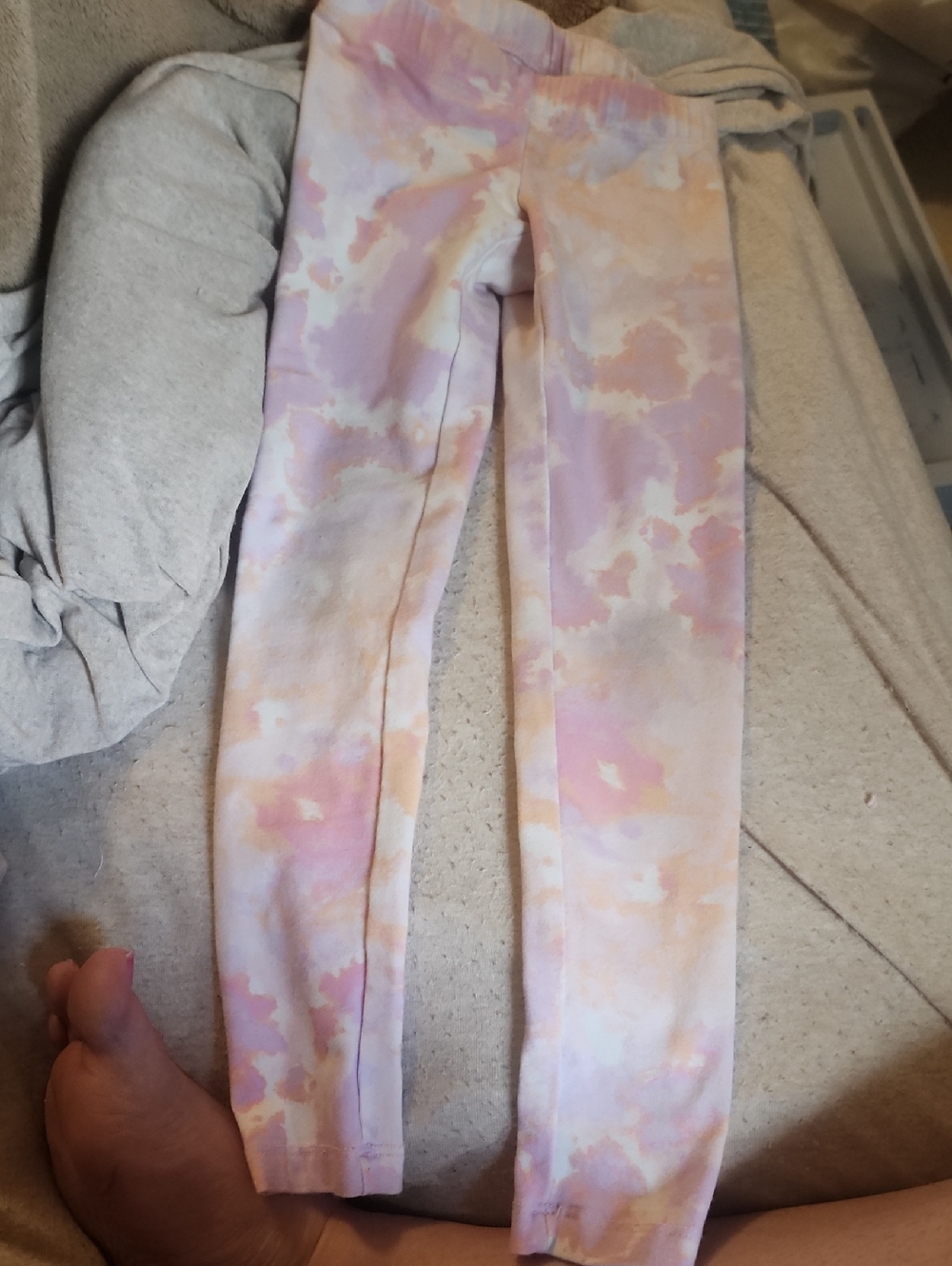 *Sz XS 4/5 Slim Cat & Jack Girls' Pastel Tie-Dye Leggings- Bundle To Buy